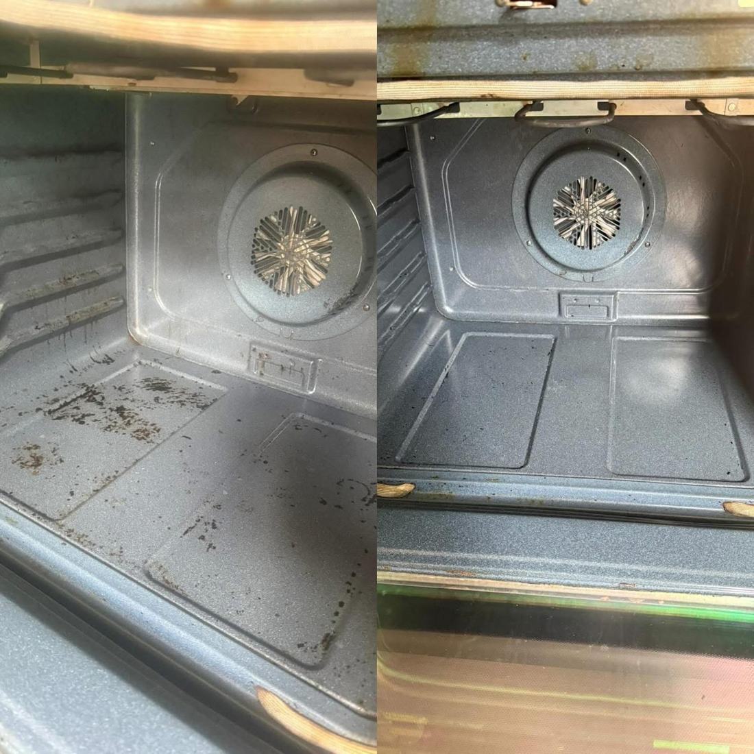 IJ CARE Cleaning Oven Deep Clean before and after