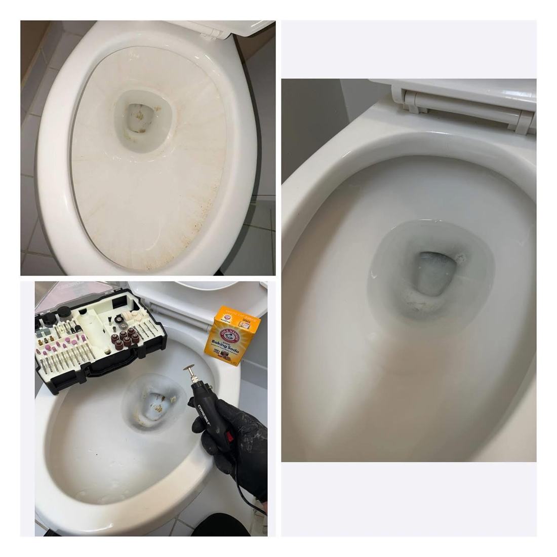 IJ CARE Cleaning Bathroom Restoration before and after