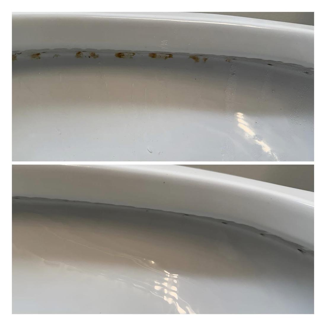 IJ CARE Cleaning Tub Detail Work before and after