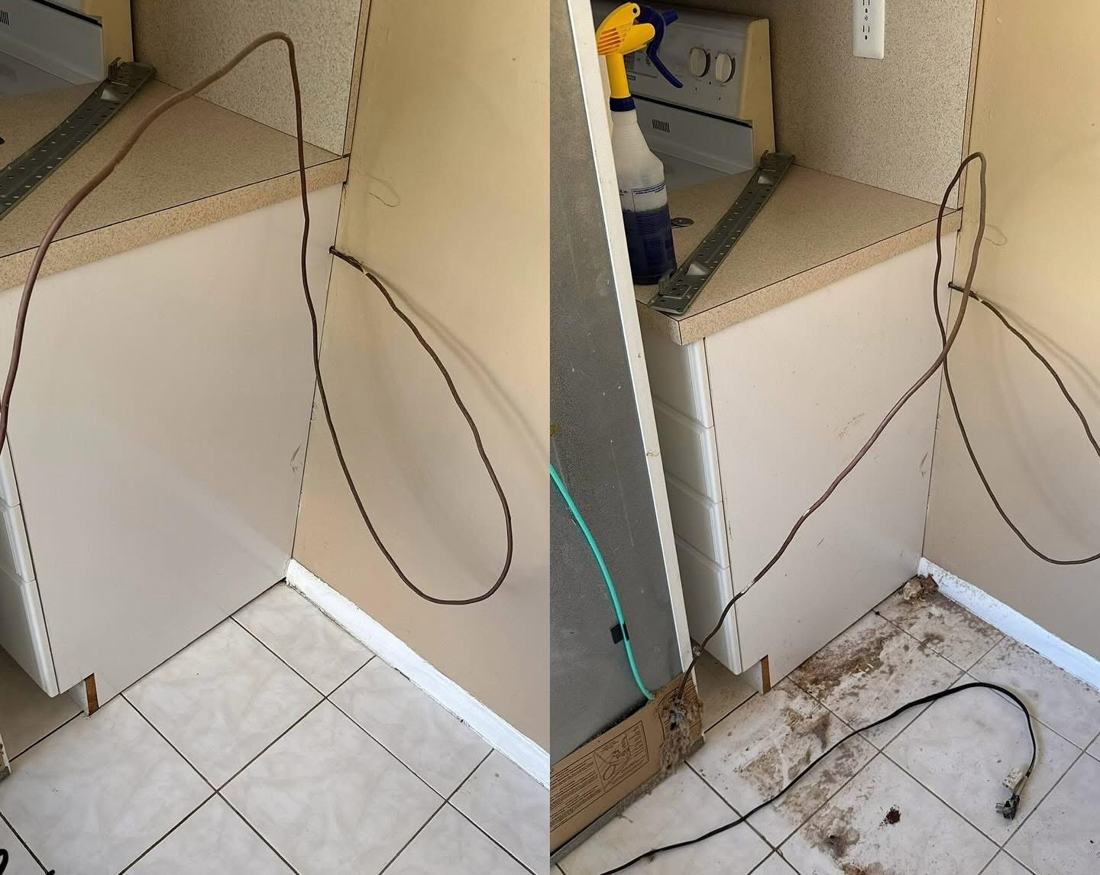 IJ CARE Cleaning Shower Detail before and after